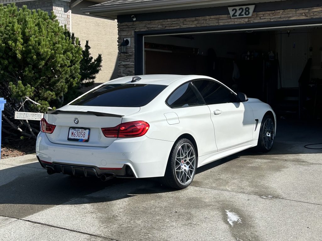 Professionally detailed car in Calgary by Take Care Detailing